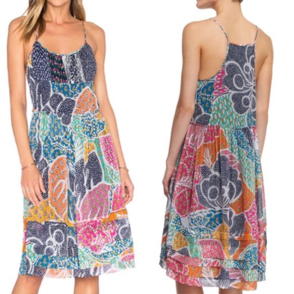 Diane Von Furstenberg Floral Silk Shift Dress